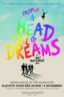 Coldplay: A Head Full of Dreams Filmposter van Coldplay: A Head Full of Dreams