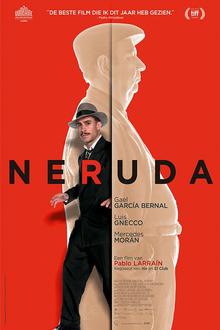 Filmhuis Emmen: Neruda Filmposter van Filmhuis Emmen: Neruda