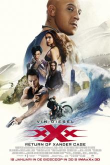 BBB: xXx - Return of Xander Cage 3D Filmposter van BBB: xXx - Return of Xander Cage 3D